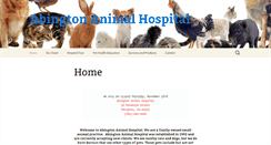Desktop Screenshot of abingtonanimal.com