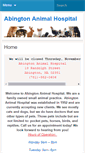 Mobile Screenshot of abingtonanimal.com